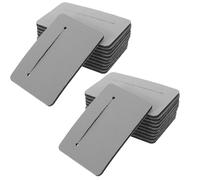 HAMPPLIES 20 Pièces Lot de 20 Coussinets Isolants pour Permanente Cheveux 11,4 X 7,5 X 0,5 CM en Caoutchouc Résistant à la Chaleur, Tapis Thermique Professionnel pour Protection Brûlure