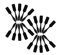 HAMPPLIES 20 Pièces Lot de 20 Mini Pelles de Jardin en Plastique Noir, Cuillères de Jardin Compactes pour Rempotage, Transplantation et Creusage, Outils de Jardinage Miniatures pour Plantes