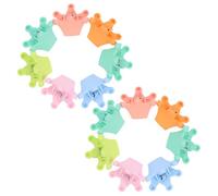 HAMPPLIES 20 pièces Pinces Cheveux Mini Griffes Garçon Fille Clips Cheveux Fille Couleur Unie Accessoires Coiffure Design Couronne Doux et Pratique