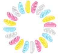 HAMPPLIES 20 Pièces Presse-tube Dentifrice Manuel Plastique Presse-tube pour Dentifrice Crèmes et Gel Économiseur de Tube Facile à Utiliser Accessoire Pratique pour Salle de Bain