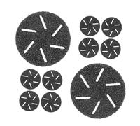 HAMPPLIES 20 pièces Têtes de Rechange Grossières pour Électrique Lot de Embouts Ponçage Rond Abs Outil Ergonomique pour Soin des Peaux Sèches et Callosités