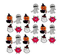 HAMPPLIES 200 Pièces Cartes Papier pour Sucettes Décoratives Halloween Supports Lollipops Papier et Pratique Décoration de Fête avec Formes Amusantes pour Halloween