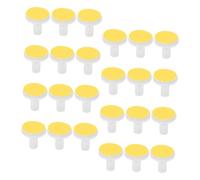 HAMPPLIES 24 pièces Ponceuse Ongles Émeri Têtes de Meule pour Électrique Adultes Accessoires de Remplacement