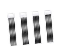 HAMPPLIES 24 pièces Recharge Crayon Charpentier Mine de Graphite Noire pour Crayon de Marquage Recharges et Résistantes pour Travaux de Menuiserie