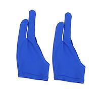HAMPPLIES 2pièces Gants De Dessin à Deux Doigts De Gants Courbés Tactiles Pour Artistes Bleu Confort Et Pour Tablettes Et Esquisses