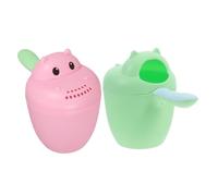 HAMPPLIES 2pièces Gobelet De Rinçage Pour Garçon Fille Mignon Accessoire De Bain Et Évite Entrée Eau Les Yeux Pour Lavage Serein Des Cheveux Pratique Pour Bain