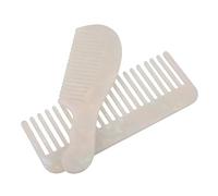 HAMPPLIES 2pièces Peigne Compact Acétate Avec Dents Larges Pour Coiffage Des Femmes Outil De Voyage Antistatique Pour Cheveux Bouclés Ondulés Et Raides