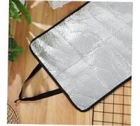 HAMPPLIES 3 Pièces Air Conditioning Outer Unit Covers Aluminum Foil Weather Resistant Ac Canopy For Outdoor Mini Split Units Easy Removal And Uv Protection