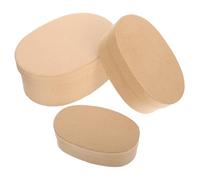 HAMPPLIES 3 pièces Boîtes Papier Kraft pour Boîtes Expédition Petites Durables Odeur pour Bonbons Biscuits et Souvenirs