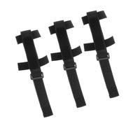 HAMPPLIES 3 Pièces Coffret Manchon Réglable pour Aide Prise des Ustensiles Support Antidérapant Adapté pour Fourchettes et Cuillères Assistance Repas pour Mobilité Réduite