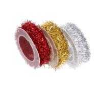 HAMPPLIES 3 Pièces Décoration Fil en métal Décorations de Noël Guirlande de Noël Décorer Guirlande d'arbre Garland Plastique
