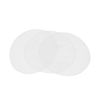 HAMPPLIES 3 pièces Plateaux Silicone pour Moules de Masque Facial Durables et Sûrs pour DIY Soin Visage à Domicile Blanc Compact et Portable