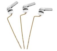 HAMPPLIES 3 pièces Poignée de Chasse Eau Wc Cuivre Électrolytique Levier de Chasse Latéral Kit de Remplacement pour Réservoir de Toilette