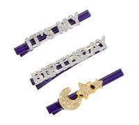 HAMPPLIES 3 Pièces Sparkly Rhinestone Hair Clips For Women Glitter Star Moon Barrettes For Birthday Party Stylish And Secure Hair Accessories