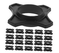HAMPPLIES 30 Pièces Protection Caoutchouc Antichute Accessoires pour Microphones Manuel pour Enregistrements et Événements Live