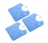 HAMPPLIES 3pièces Bavoir Adulte Lavable Pour Personnes Âgées De Bavoirs Imperméables Alimentaire Pratique Les Repas