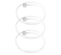 HAMPPLIES 3pièces Tuyaux De Remplacement Pour Biberon Distributeur De Lait Anti-retour Accessoires De Nourriture Pour Voyage Et Maison Aide à Alimentation Pour Nourrissons