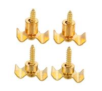 HAMPPLIES 4 ensembles Metal String Retainer Guides For Electric Guitar Corrosion Resistant Replacement Parts With High Hardness And Wear Resistance