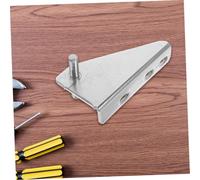 HAMPPLIES 4 pièces Charnières Acier Inoxydable pour Congélateur avec Capuchons Caoutchouc Pivot Modèle Silencieuses et Résistantes Corrosion pour Portes de Réfrigérateur et Congélateur