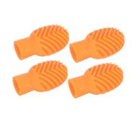 HAMPPLIES 4 Pièces Embouts de Sourds Baguettes de Batterie Silicone Couvre-pointe Antibruit pour Pratique Silencieuse Protection pour Surface de Tambour