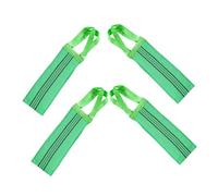 HAMPPLIES 4 Pièces Lot de Serviettes Exfoliantes pour Dos Longues Bandes de Gommage Corps Conçues pour Nettoyage et Peau Homme et Femme