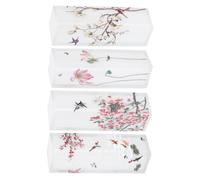 HAMPPLIES 4 pièces Tubes Élégants Mat Transparent de Contenants Cosmétiques DIY pour Stockage Pratique et Compact
