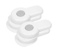 HAMPPLIES 4 Pièces Verrou de Sécurité pour Four et Réfrigérateur Bloque Placard et Tiroir Garçon Fille sans Perçage Facile à Utiliser Protection Garçon Fille Polyvalente pour Cuisine