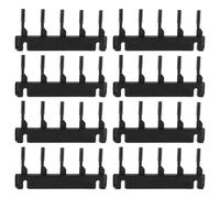 HAMPPLIES 40 Pièces Pinces à Cheveux sans Trace pour Extensions, Noir Plastique, Fixation Sécurisée et Réinstallation Rapide, Outil pour Extensions et Perruques