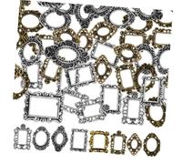 HAMPPLIES 40pièces Cadre Photo Paysage Métal Pour Nail Baroque Dimensions Compactes