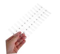 HAMPPLIES 48 Pièces Magnetic Nail Display Tips Board With Quick Detachable Design For Nail Art Practice And Skill Improvement For Beginners