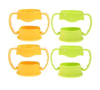 HAMPPLIES 4ensembles Poignées Pour Biberons Accessoires De Soutien Pour Nourrissons Pratique Et Confortable Pour Transition Réussie Couleurs