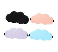 HAMPPLIES 4pièces Masque Pour Yeux Lot De Bandeaux Pour Dormir Résistants Lumière Trois Dimensions Pour Yeux Intérieur Voyage Bureau Extérieur Camping