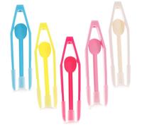 HAMPPLIES 5 Ensembles Set de Pinces et Bâtons à Ventouse pour Lentilles Accessoires Voyage Multicolores pour Retrait et Pose de Lentilles de Contact