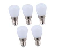 HAMPPLIES 5 pièces Ampoule LED pour Réfrigérateur Culot Vis Verre Blanc Lot de Éclairage Économique et Durable pour Lampe Congélateur et Appareil Ménager