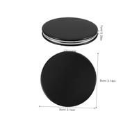 HAMPPLIES 5 Pièces Compact Makeup Mirror Set Round Double Sided PU Pocket Mirrors with Magnification for Travel and Daily Use Unisex Portable Cosmetic Tool