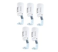 HAMPPLIES 5 pièces Douille avec Support Robuste pour Ampoule LED Lot de Porte Ampoule Candelabra pour Lustre et Lampe Décorative Installation Simple et Compatible Blanc