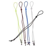 HAMPPLIES 5 pièces Lot de Cordons Lunettes Sport Élastiques Sangles Antidérapantes Multicolores pour Maintien Sûr et Prévention Perte Accessoires et Portables pour Activités Extérieures