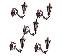 HAMPPLIES 5 Pièces Miniature Wall Lamp Models for Mini House Decoration Realistic DIY Miniature Wall Lights for Dollhouse Safe Material and Landscape Accessories