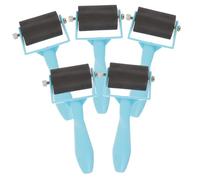 HAMPPLIES 5 pièces Printmaking Brayers Small Plastic Rollers For Linogravure And Crafting Even Ink Application Gluing For Painting And Scrapbooking