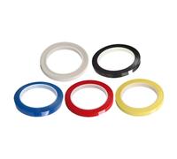 HAMPPLIES 5 pièces Ruban Guide pour Violon PVC Adhésif Coloré pour Position des Notes Compatible avec Violon et Violoncelle Facile à Installer pour Débutants