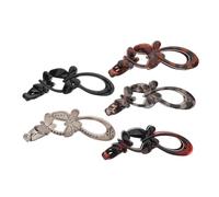 HAMPPLIES 5pièces Pince à Banane Pour Cheveux Clips Antidérapants Pour Chignons Queue De Cheval Et Variées Accessoires Pratiques Et Filles Convient Aux Cheveux Épais Moyens