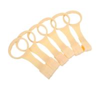 HAMPPLIES 6 Pièces Anneaux de Tirage Garçon Fille pour Parc et Lit Accessoires de Jeu Éducatifs Couleurs Lumineuses Anneaux Appui pour Apprentissage Debout et Marche des Tout-petits