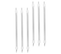 HAMPPLIES 6 Pièces Lot de 6 Éléments Chauffants en Quartz 23 CM Fil Chauffant Électrique Insert de Four Infrarouge Lointain pour Radiateur Poêle Remplacement Usage Domestique et Bureau