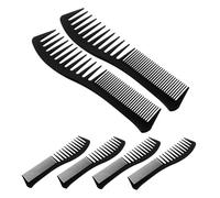 HAMPPLIES 6 pièces Peigne à Dents Larges et Fines Design Ergonomique Forme de Poisson Anti-casse pour Cheveux Fragiles Adapté Homme et Femme Démêlage Doux et Coiffure Polyvalente