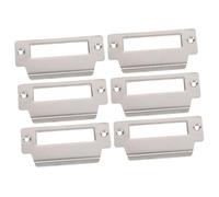 HAMPPLIES 6 pièces Plaque de Renfort Acier Inoxydable pour Porte de Garage Cache pour Serrure à Pêne Kit Installation Boulons de Sécurité Quincaillerie Porte Entrée Robuste