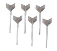 HAMPPLIES 6 Pièces Truelle Angle Extérieur Acier Inoxydable Outil Ergonomique pour Cloison Sèche Finition Plâtre Mur