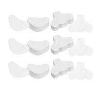 HAMPPLIES 600 Pièces Masque Nettoyant Zone t Face Mask Nez Outil De Soins Du Visage De La Peau Pousque-visage En Coton Pour Femmes White