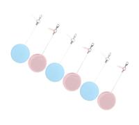 HAMPPLIES 6pièces Lingettes Nettoyantes Macaron Pour Écrans Lot De Chiffons Bleus Roses Matériaux Et Accessoires Pratiques Pour Téléphones Lunettes Et Miroirs