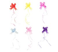 HAMPPLIES 6pièces Noeuds De Voiture De Mariage Paquet De Nœuds Brillants Tulle avec Décorations Élégantes pour Cérémonies Et Événements Spéciaux