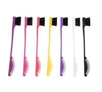 HAMPPLIES 7pièces Kit De Pinceaux Pour Teinture Capillaire Peignes à Sourcils Et Pinceaux à Cils De Brosse à Cheveux Et Accessoires De Coiffure